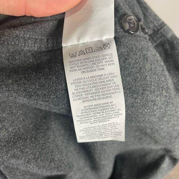 J Crew 100% Cotton Button Down Long Sleeve Elbow Patch Shirt US Men's S - Picture 9 of 9